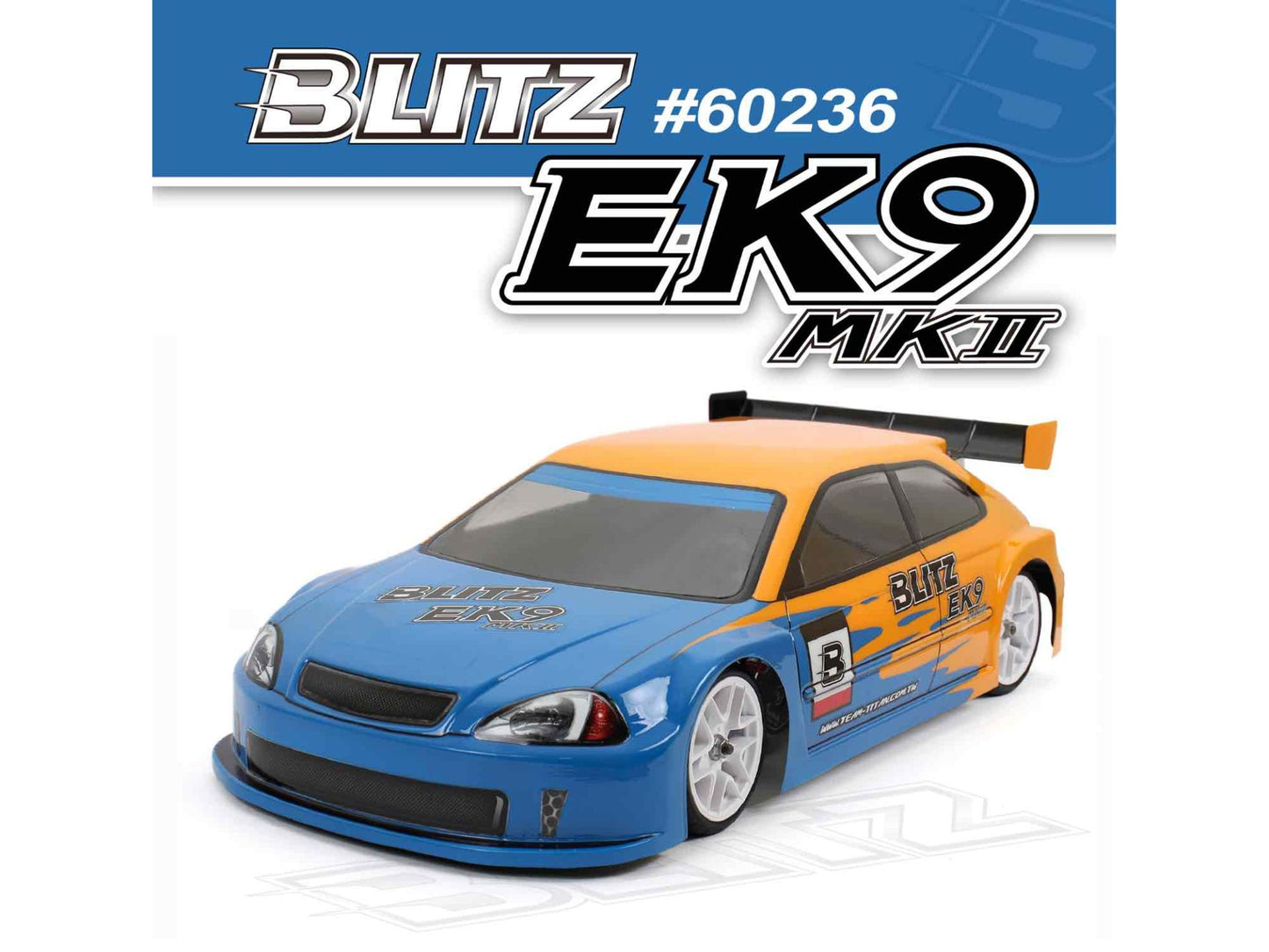 BLITZ EK9-MK2 1/10 FWD (0.7mm) Standard Bodyshell - BL6023607 - RCXX - RC Racing Shop | RC Models | Tuning & Spare Parts for Professionals