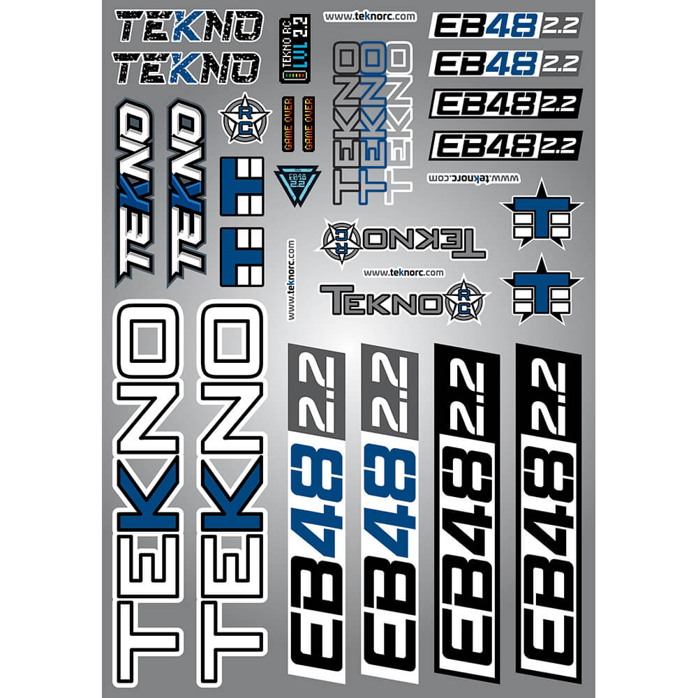 Tekno Decal Sheet (EB48 2.2) - TKR9236