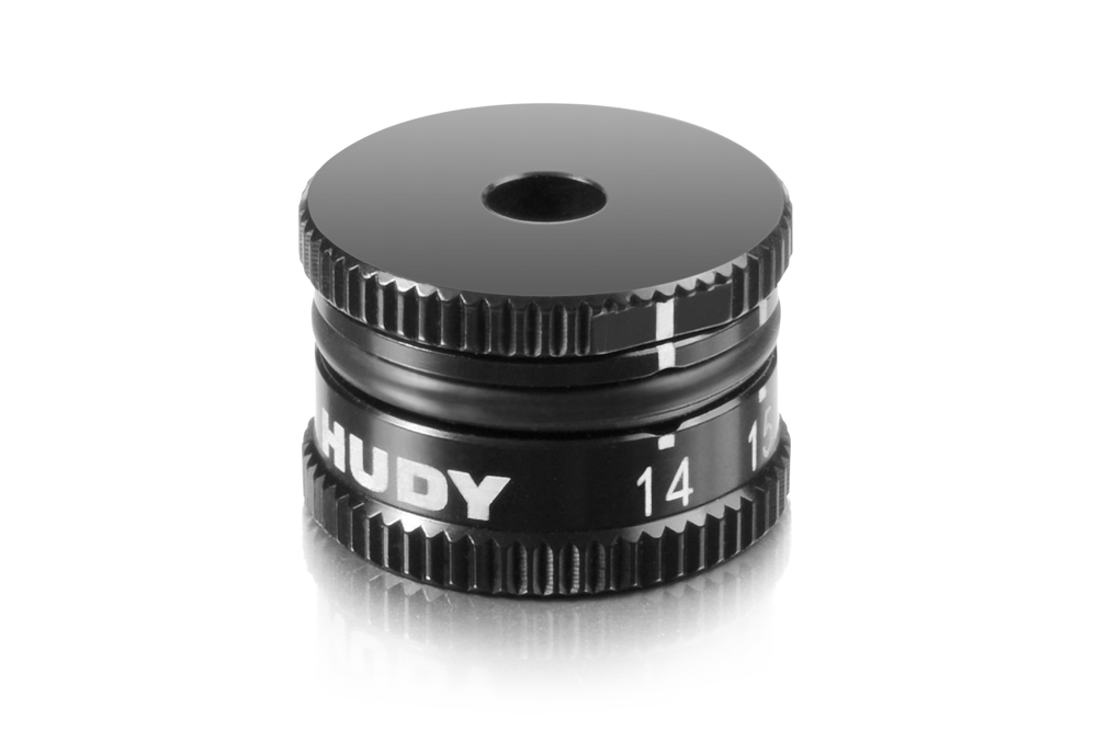 Hudy Adjustable Right Hight Gauge 14-20mm for Offroad 1/10 - H107740 - RCXX - rc racing for professionals