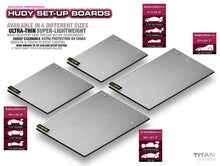 Hudy Setup Board Lightweight TITAN for 1/12 & 1/10 Onroad 289x393mm - H108304 - RCXX - rc racing for professionals