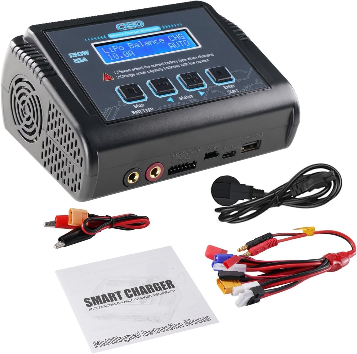 HTRC Ladegerät C150 150W (10A) - HTRC-C150 - RCXX - RC Racing Shop | RC Models | Tuning & Spare Parts for Professionals