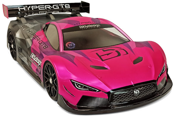 Bittydesign HYPER-GT8 1/8 GT Body - 325mm - BDGT8-HYP
