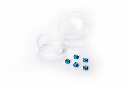 Écrous d'arrêt M2 en aluminium bleu Koswork (5) Série Mini-Z
