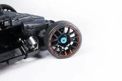 Écrous d'arrêt M2 en aluminium bleu Koswork (5) Série Mini-Z