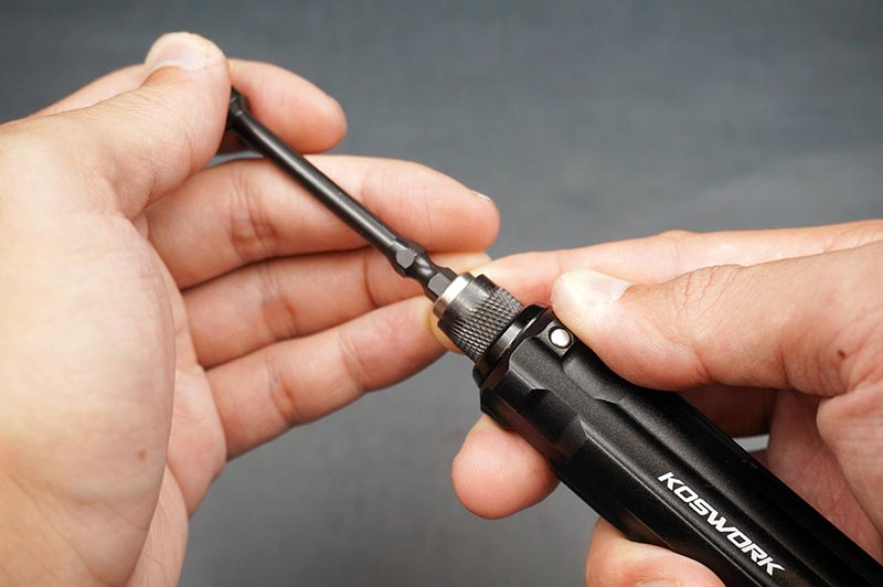 Koswork H1 Quick Release 1/4″ Drive Hex Driver Handle - KOS13210-H1