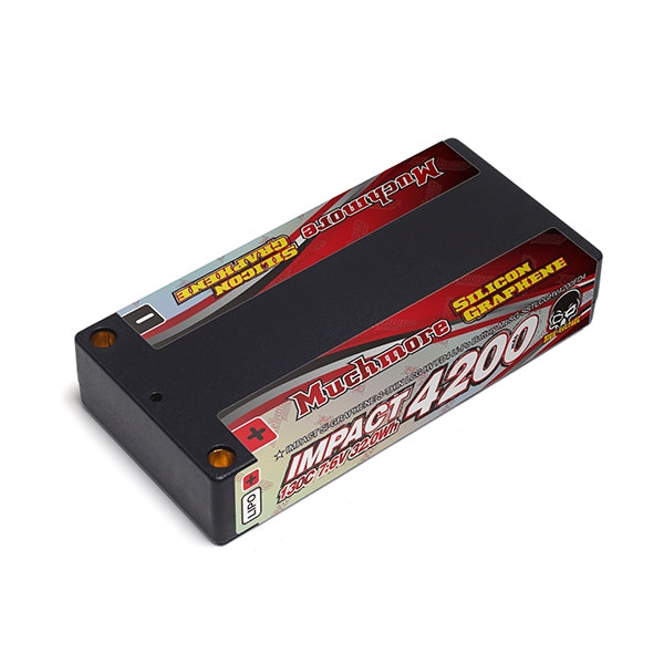 MUCHMORE IMPACT [Silicon Graphene] HV FD4 Super Thin LCG 4200mAh / 7.6V 130C Hard Case (1) MLSG-SSTLCGHV4200FD4 - RCXX - rc racing for professionals
