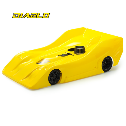 Xtreme R18 DIABLO PRECUT INFINITY IF18 1/8 Scale Onroad Nitro Competition Body Shell - Light 1.0mm - MTB0408-10CI - RCXX - rc racing for professionals