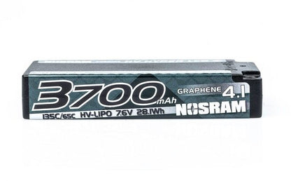 Nosram Graphene-4.1 3700mAh 7.6V 135C/65C HV Hyper LCG Stock Spec Shorty LiPo Akku - 155g - 999743 - RCXX - RC Racing Shop | RC Models | Tuning & Spare Parts for Professionals