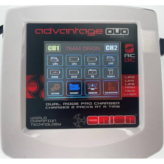 Team Orion Ladegerät Advantage DUO 2X10A (Stecker CH) - RCXX - RC Racing Shop | RC Models | Tuning & Spare Parts for Professionals