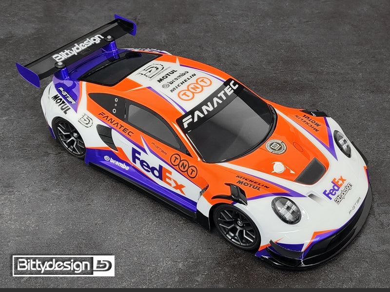 Bittydesign P-GT3R 1/10 Touring Body - 190mm - BDGT-190PGT3R