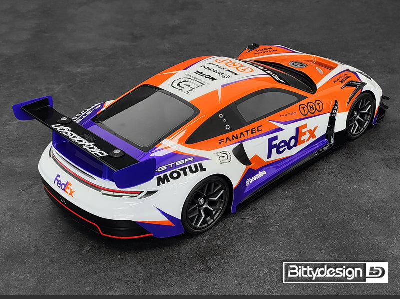 Bittydesign P-GT3R 1/10 Touring Body - 190mm - BDGT-190PGT3R