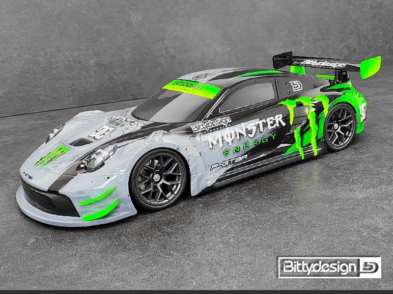 Bittydesign P-GT3R 1/10 Touring Body - 190mm - BDGT-190PGT3R