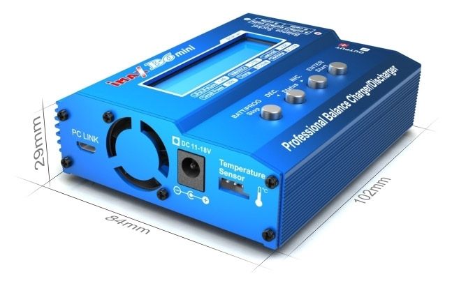 SkyRC B6 Mini Charger 60W 6A 1-6S 12VDC - SK-100084-02 - RCXX - RC Racing Shop | RC Models | Tuning & Spare Parts for Professionals