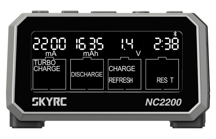SkyRC NC2200 Charger NiMH AA/AAA 0.2-2.2A 240AC - SK-100181 - RCXX - RC Racing Shop | RC Models | Tuning & Spare Parts for Professionals