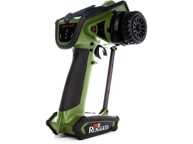 Spektrum DX5 Rugged DSMR Transmitter without Receiver (Green) - SPMR5200GEU - RCXX - RC Racing Shop | RC Models | Tuning & Spare Parts for Professionals
