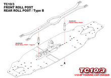 Axon TC10/3 Rear Roll Post / Typ B - 3B-008-002 - RCXX - RC Racing Shop | RC Models | Tuning & Spare Parts for Professionals