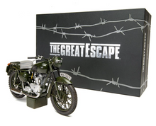 The Great Escape Triumph TR6 Trophy Motorcycle (Weathered) - 1:12 Scale - CC08501
