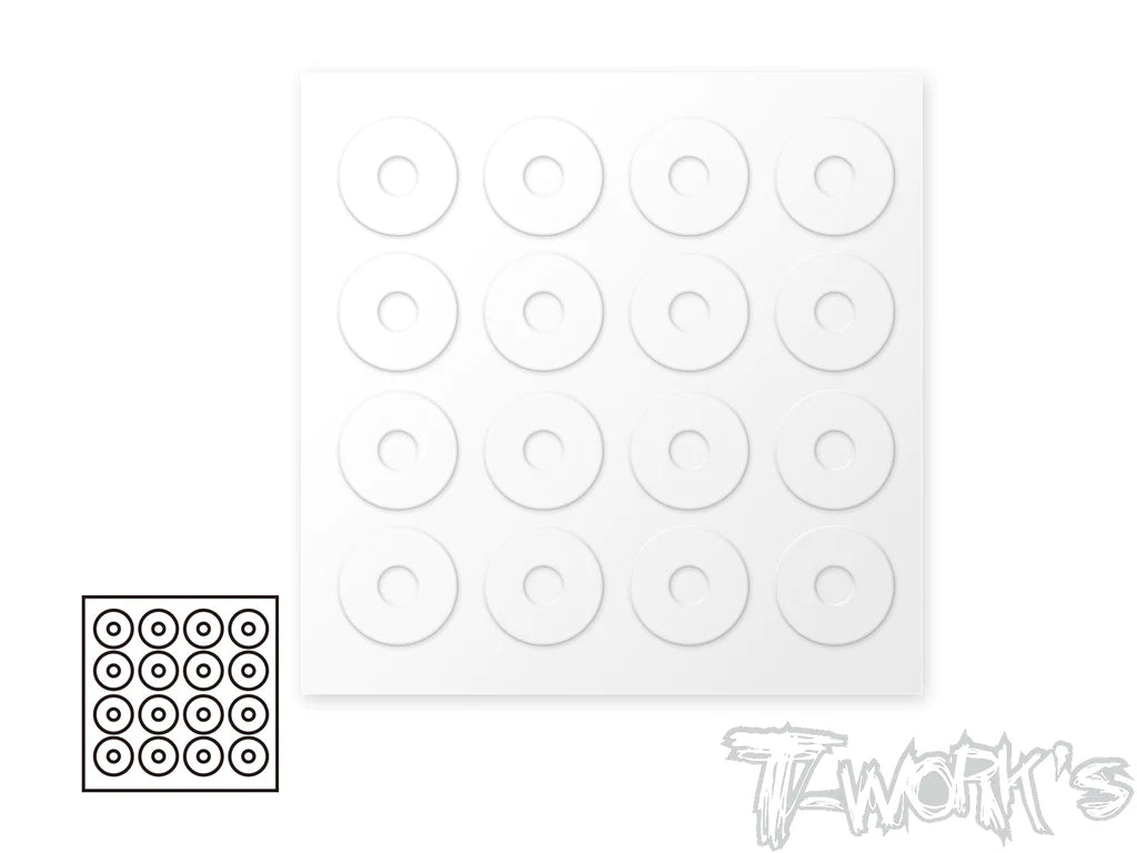 T-Works TA-128-C 1/10 6mm Body Post Protectors 6x20mm (16pcs.) - RCXX - rc racing for professionals