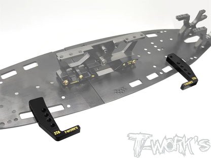 T-Works TE-A800R-B Brass Battery Holder for Awesomatix A800R - 2pcs. / Each 22g. - RCXX - rc racing for professionals