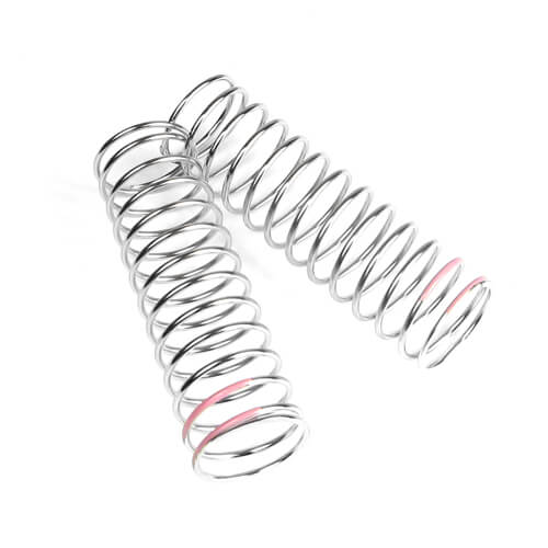 Tekno LF Shock Spring Set (rear, 1.5x13.75, 2.28lb/in, 70mm, pink) - TKR6113