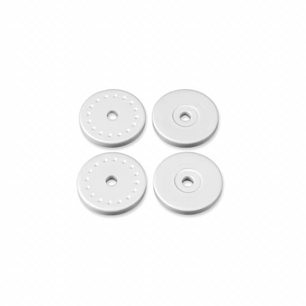 Tekno Shock Piston Blanks (flat/flat, 15.8mm, precision molded, 16 dimples) - TKR6131