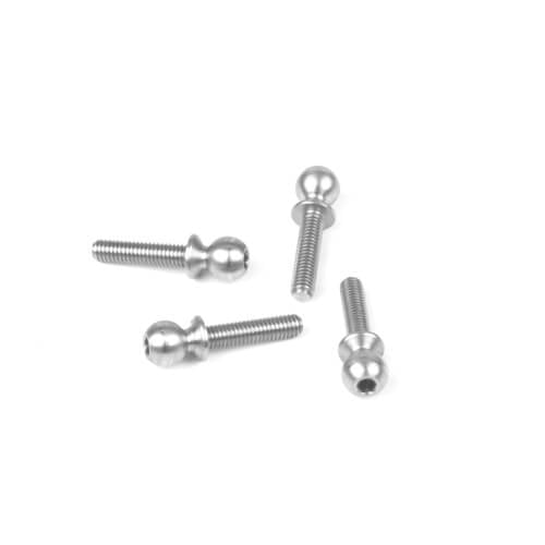 Tekno Ball Stud (5.5mm, short neck, 12mm thread, 4pcs) - TKR6212