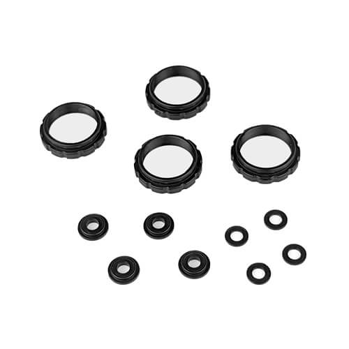 Tekno Shock Adjustment Collar and Guide Set (for 13mm springs, 13mm shocks) - TKR6719