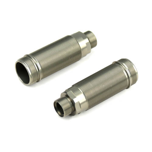 Tekno Shock Body (rear, aluminum, hard ano, ET410, 2pcs) - TKR6756