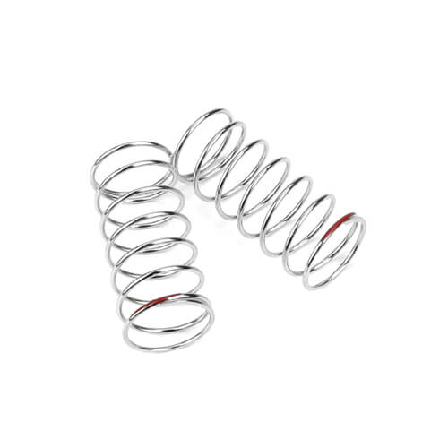Tekno Shock Spring Set (front, 1.3x7.75, 3.85lb/in, 45mm, red) - TKR6787