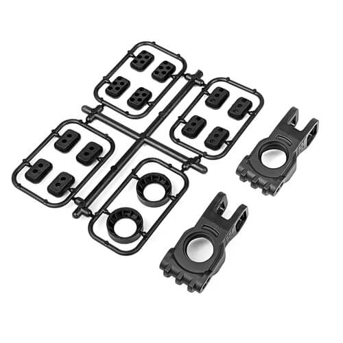 Tekno Rear Hubs and Bearing Spacers (+/-2mm, adj roll center, L/R, EB/NB48 2.1) - TKR9054B