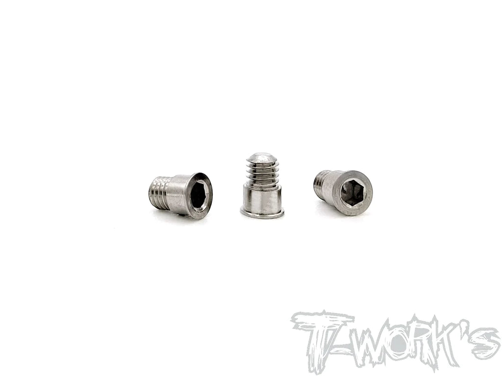 T-Works TP-117 64 Titanium Upper Deck Screw for Awesomatix A800R / MMX / FX (3) - RCXX - rc racing for professionals