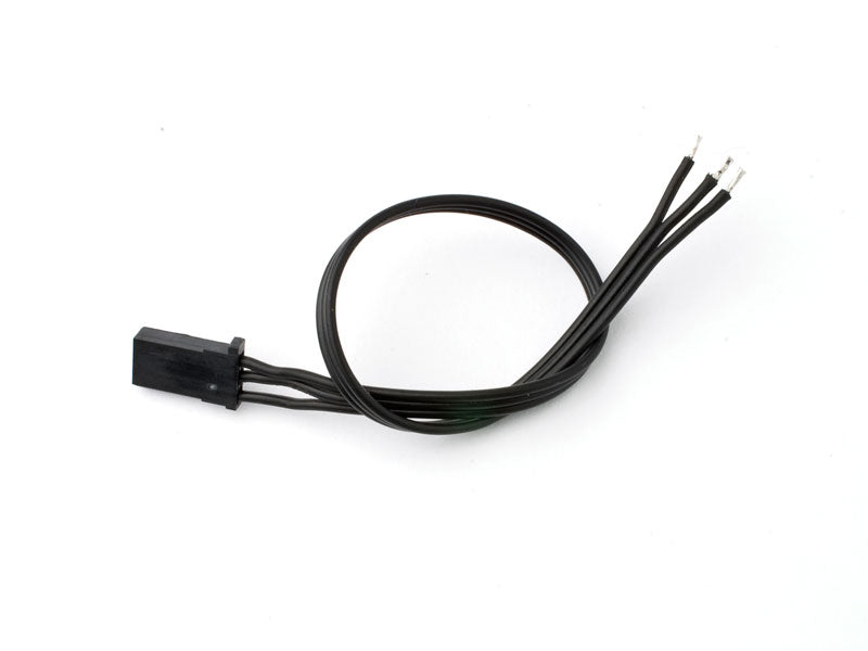 TQ Servo JR Kabel Verlängerung "Triple Black" 22 Gauge (1) 180mm - RCXX - rc racing for professionals