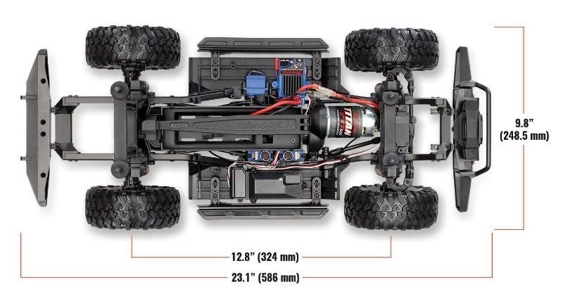 Traxxas TRX-4 Land Rover 1/10 Scale RTR - Offroad Scaler 2-Gang - Diffsperren - Clipless - 82256 - RCXX - RC Racing Shop | RC Models | Tuning & Spare Parts for Professionals