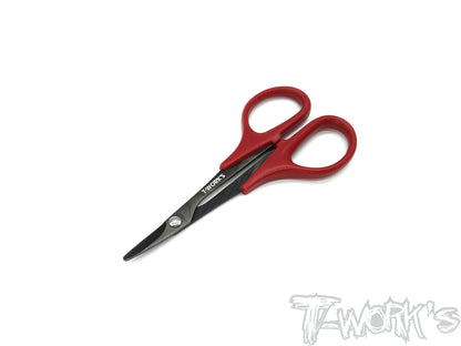 T-Works TT-021-BK Black Titanium Nitride Lexan Curved Scissor (1) - RCXX - rc racing for professionals