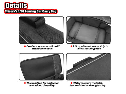 T-Works TT-110-D T-Work's 1/10 Touring Car Carry Bag (1) - RCXX - rc racing for professionals