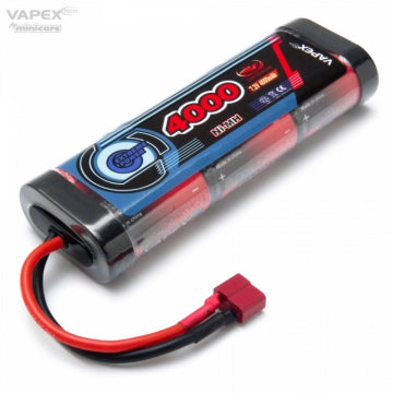 Vapex NiMH Battery 7,2V 4000mAh T-connector - VP4000SCH6D2 - RCXX - RC Racing Shop | RC Models | Tuning & Spare Parts for Professionals