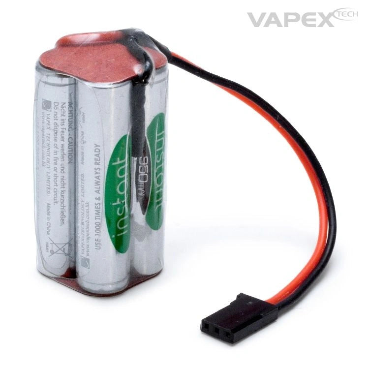 Vapex NiMH Empfängerakku 4.8V 950mAh – Instant-Serie mit Futaba-Stecker - VP950AAAW4F2 - RCXX - RC Racing Shop | RC Models | Tuning & Spare Parts for Professionals