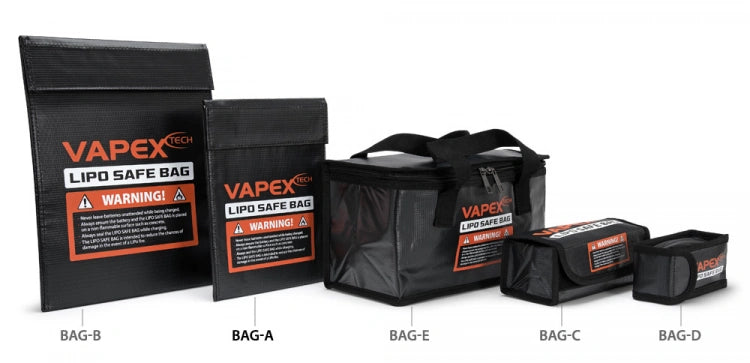 Vapex LiPo-Safe Bag-A (175×225 mm) - VPLIPOBAGA - RCXX - RC Racing Shop | RC Models | Tuning & Spare Parts for Professionals