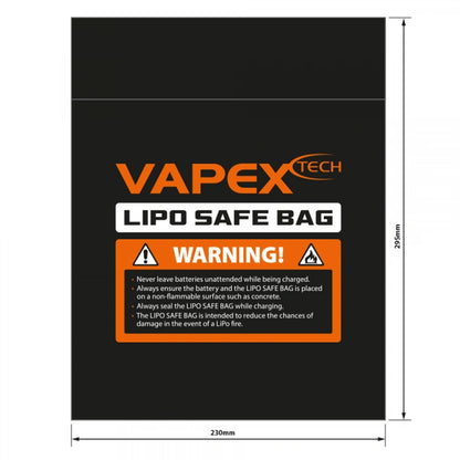 Vapex LiPo-Safe Bag-B (230×295 mm) - VPLIPOBAGB - RCXX - RC Racing Shop | RC Models | Tuning & Spare Parts for Professionals