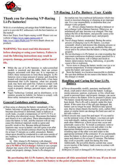 Vapex Li-Po Battery 2S 7,4V 3300mAh 30C T-connector - VPRD330D2 - RCXX - RC Racing Shop | RC Models | Tuning & Spare Parts for Professionals