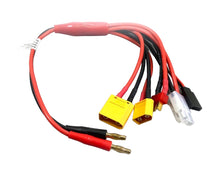 Absima Ladekabel - Multi 5 - Bananen Goldstecker auf XT90/XT60/T-Plug/JR/Tamiya - RCXX - RC Racing Shop | RC Models | Tuning & Spare Parts for Professionals