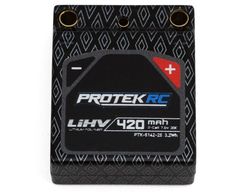 RC 2S 30C HV Hardcase LiPo Battery für Losi Micro-B ProTek RC (7.6V, 420mAh, 39.09x32x15.04mm, 27g)