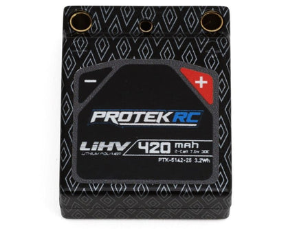 RC 2S 30C HV Hardcase LiPo Battery für Losi Micro-B ProTek RC (7.6V, 420mAh, 39.09x32x15.04mm, 27g)