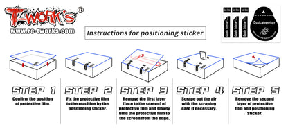 T-Works TA-085-M17 Sanwa & Airtronics M17 Screen Protector - RCXX - rc racing for professionals