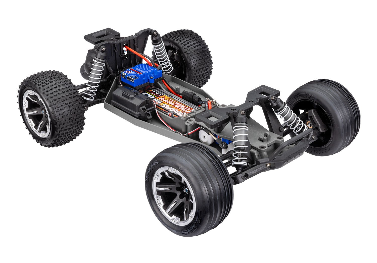 TRAXXAS Rustler 1/10 2WD Stadium Truck RTR Brushed - HD Akku Ladegerät USB-C - 37254 - RCXX - RC Racing Shop | RC Models | Tuning & Spare Parts for Professionals