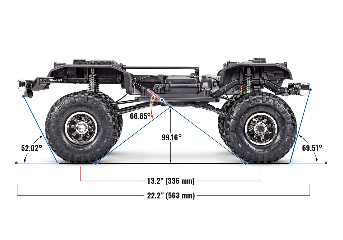 Traxxas TRX-4 Chevy K10 High Trail 1/10 Scale RTR - Offroad Scaler 2-Gang - Diffsperren - 92056 - RCXX - RC Racing Shop | RC Models | Tuning & Spare Parts for Professionals